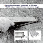 Neodrain 24-Inch Linear Shower Drain with Tile Insert Grate,Brushed 304 Stainless Steel Rectangle Shower Floor Drain, Linear Drain with Leveling Feet, Hair Strainer