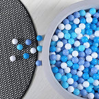 GOGOSO Plastic Balls Play Pit Balls for Baby Kid Ball Play Pit Play Yard, Baby Fance, Playpen, Playtent with 3 Colors,2.17inches