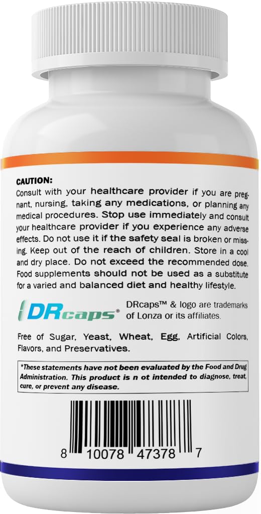 Vitamatic Lactobacillus Gasseri - 12 Billion per DR Capsule - 60 Count - Digestive Support - Made with Prebiotic Inulin Fiber (Pack of 2)