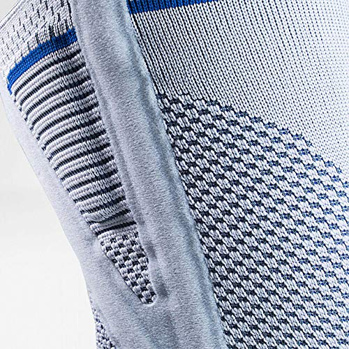 Bauerfeind - GenuTrain P3 - Patella Knee Support - for Misalignment of The Kneecap - Left Knee - Size 4 - Color Titanium