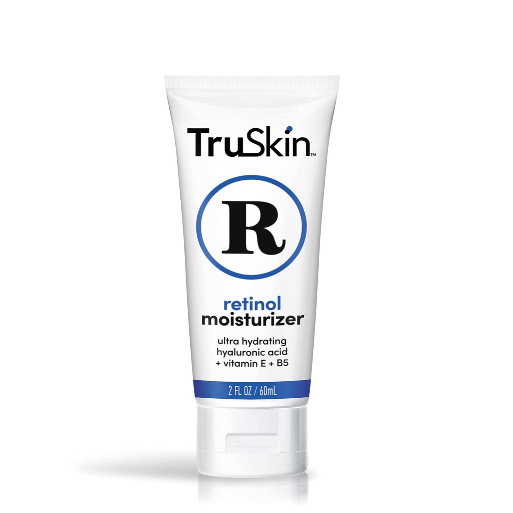 TruSkin Retinol Face Moisturizer – Powerful Anti-Aging Moisturizer for Women with Hyaluronic Acid & Vitamin E – Retinol Cream for Face for Youthful-Looking Appearance, 2 fl oz