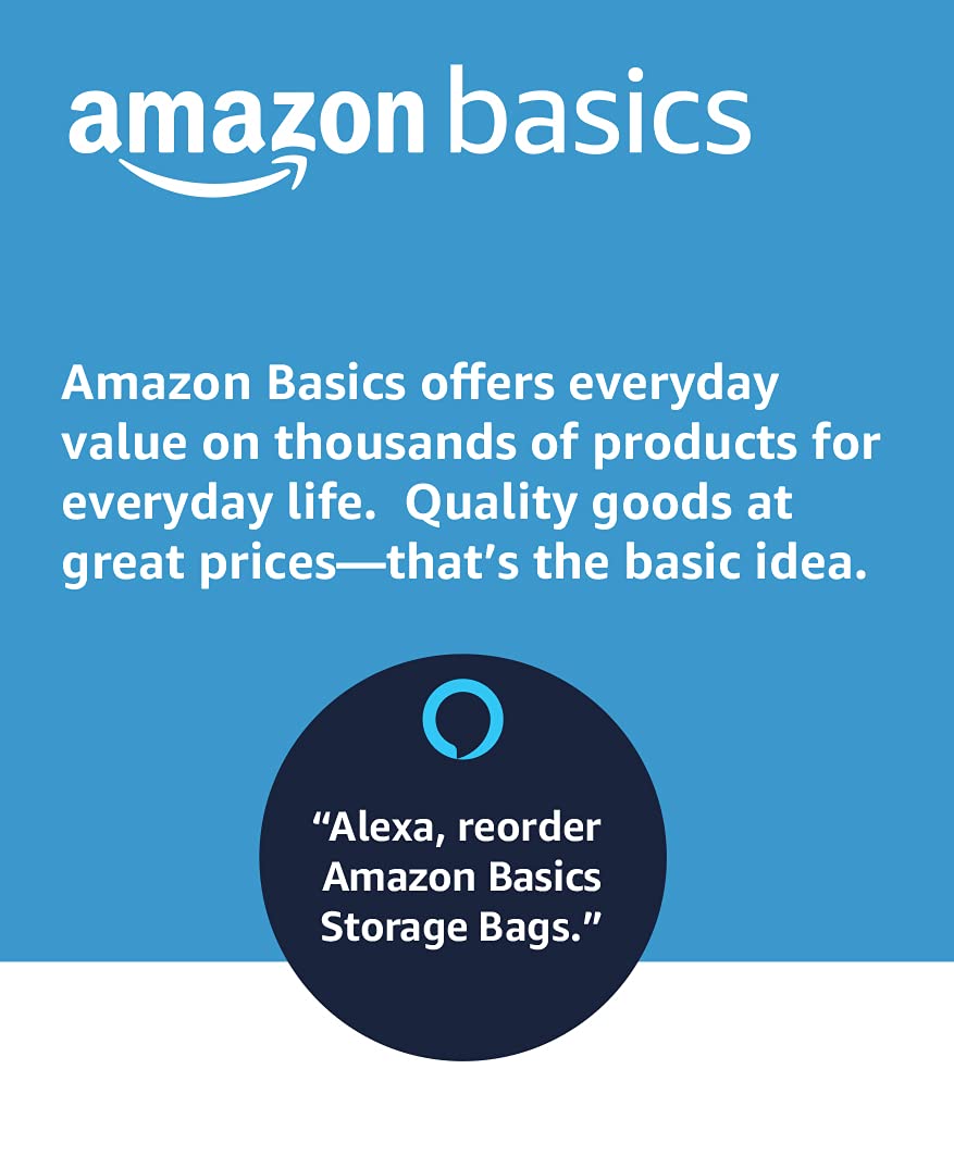 Amazon Basics Resealable Double Zipper Sandwich Storage Bags for Food Storage, 300 Count (Previously Solimo) (Pack of 2)