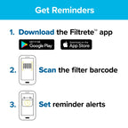 Filtrete 14x20x1 Air Filter, MPR 2800, MERV 14, Healthy Living Ultrafine Particle Reduction 3-Month Pleated 1-Inch Air Filters, 2 Filters