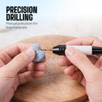 Micro Drill Bits Set with Pin Vise Hand Drill Manual, Jewelry Drill Kit