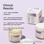 CLEARSTEM - HYDRAGLOW Stem Cell Moisturizer - Bakuchiol + Squalene - Youthful Skin Face Moisturizer - All Skin Types - Facial Skin Care Products - Gluten Free, Cruelty Free - 2 fl oz / 60ml