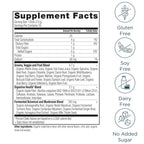 Ancient Nutrition SuperGreens Powder with Probiotics, Organic Berry Flavor Greens, Made from Real Fruits, Vegetables and Herbs, Digestive and Energy Support, 16 Stick Packs, 4.2oz