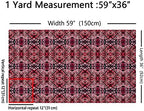 Feelyou Tie Dye Fabric by The Yard, Boho Trippy Swirl Upholstery Fabric for Chairs Sofa Couch, Bohemian Gypsy Hippie Tie Dye Outdoor Fabric Waterproof, 3 Yards, Red Black