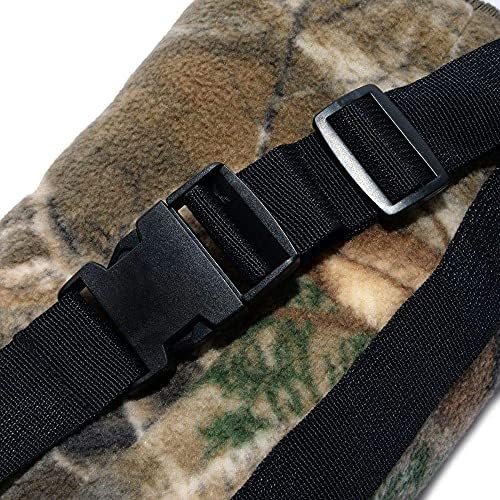 HOT SHOT Men’s Camo Razorback Reversible Fleece Hand Muff, Insulated Hand Warmer Pouch, Outdoor Gear for Hunting, Camping