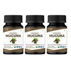 ORGANIC SPREE Mucuna Tablets - USDA Organic Mucuna Supplement, Supports Energy, Stamina & Overall Wellness*, 120 Tablets - Pack of 3