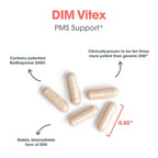 Allergy Research Group DIM Vitex - Supports Estrogen Metabolism - DIM with NAC and Vitamin B & Magnesium - 60 Servings - 120 Capsules