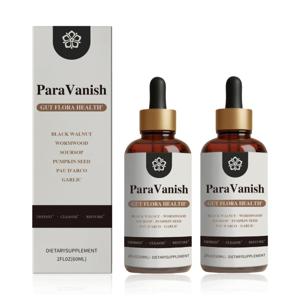 ParaVanish Drops,Wormwood Black Walnut Cleanse for Humans Drops Liquid (2PCS)