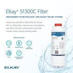 Elkay Genuine WaterSentry 51300C Lead + Microplastics NSF/ANSI Certified Filter (12-Pack)(Bottle Fillers)