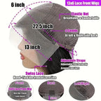 soHygge 28inch Deep Wave Lace Front Wigs Human Hair Pre Plucked 13x6 HD Lace Front Wigs Human Hair 200% Density Deep Wave Frontal Glueless Wigs Human Hair with Baby Hair for Women