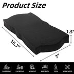Covzoe 4 Pack Thick Kneeling Pad, 15.7" L x 7" W x 1.5" Th Waterproof Garden Kneel Pads Cushion with Handle, Soft Foam Kneeler Mat for Work, Cleaning, Yoga, Praying, Bath, Exercise, Black