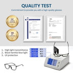 Cyxus Blue Light Blocking Glasses Men Woman Square TR90 Frame Anti Eyestrain Office Computer Gaming Study 8208