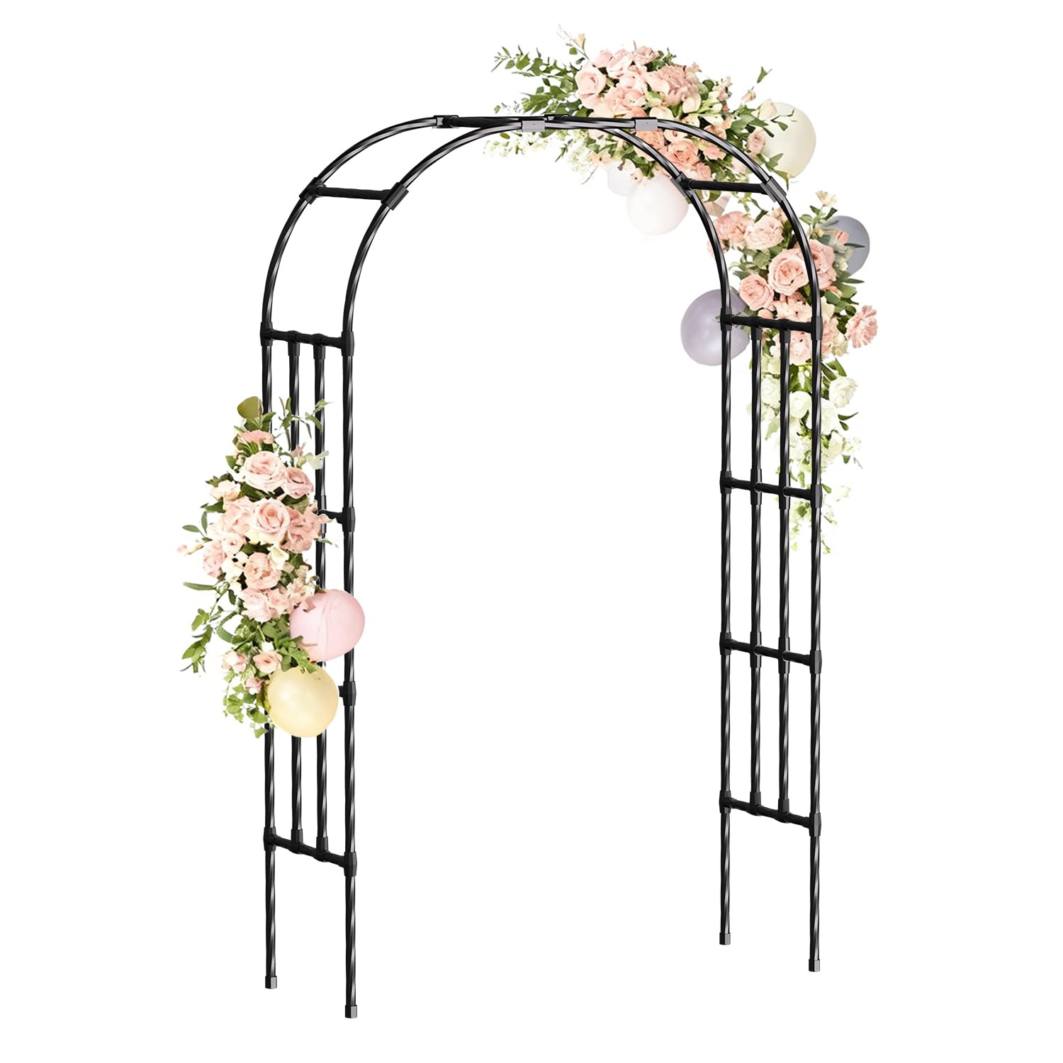 4.9x8.5FT Garden Arch Trellis for Climbing Plants Outdoor