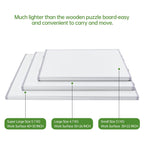 2000 Piece Non-Wood Jigsaw Puzzle Board with Drawers and Felt Fabric Cover Mat, Portable Puzzle Table for Adults, Puzzle Tray, Super Large Size: 40×30 Inch Work Surface, Lightweight Design