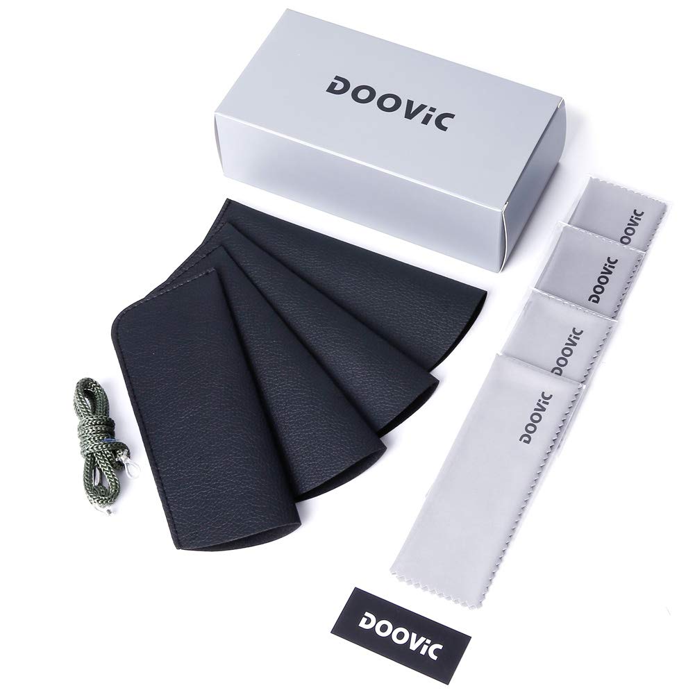 DOOViC Computer Reading Glasses 4 Pack Blue Light Blocking Glasses Anti Eyestrain Flexible Lightweight Readers for Women Men 2.75 Strength