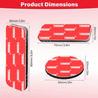 8 Sets Heavy Duty Hook and Loop Strips with Super Adhesive