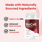 Bio Cell Capsules - Official BioCell Blood Health Support Pills Advanced Formula Supplement, All Natural Bio Cell Vitamins for Overall Health & Wellness Reviews, 60 Capsules for 1 Month