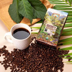 Java Planet Low Acid Coffee, Guatemalan Organic Coffee Beans, Smooth Full Flavored, Single Origin: Whole Bean Medium Roast - Smithsonian Bird Friendly 1LB Bag