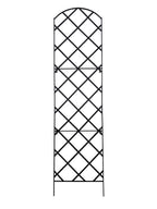 Giant Trellis, 108” high (9’ Tall) by 28” Wide Trellis with Arched top - by Meranti Home + Garden