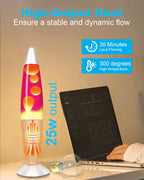 Lava Lamp Bulb 25 Watt, E17 Intermediate Base 6 Packs The Lava Original Replacement Bulb for 14.5-Inch Lava Lamp, Soft Warm White Glow, Long Life, High Temp Resistance, High-Output Heat S11 Bulb