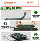 2 Pack Seedling Heat Mat for Seed Starting Plants Germination, 10"x20.5"