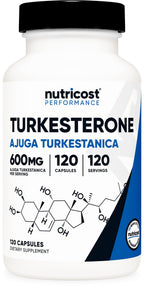 Nutricost Turkesterone Dietary Supplement 600mg, 120 Capsules - Vegetarian, Non-GMO & Gluten Free