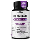 Real Science Oxygenate Miracle – Daily Lung & Circulation Support Supplement for Breathing Comfort and Energy – Supports Respiratory Function and Overall Wellness, 60 Caps