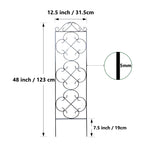 Thealyn 4 Pack 48" x 12.5" Metal Trellis for Potted Plants and Planters