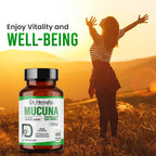 Dr. HERBALIST Mucuna Pruriens Extract 350mg - 60 Vegan Capsules | Non-GMO | Fast Absorbing | Vegetarian