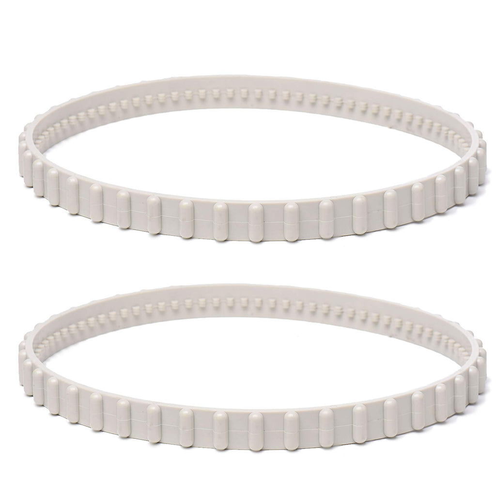 (2 Pack) AR-PRO RCX23002 Replacement Soft Tread Drive Belt - Premium, Heavy-Duty Rubber Pool Cleaner Parts | Compatible with Aquavac Tiger Shark (Plus and QC) and SharkVac Pool Cleaners