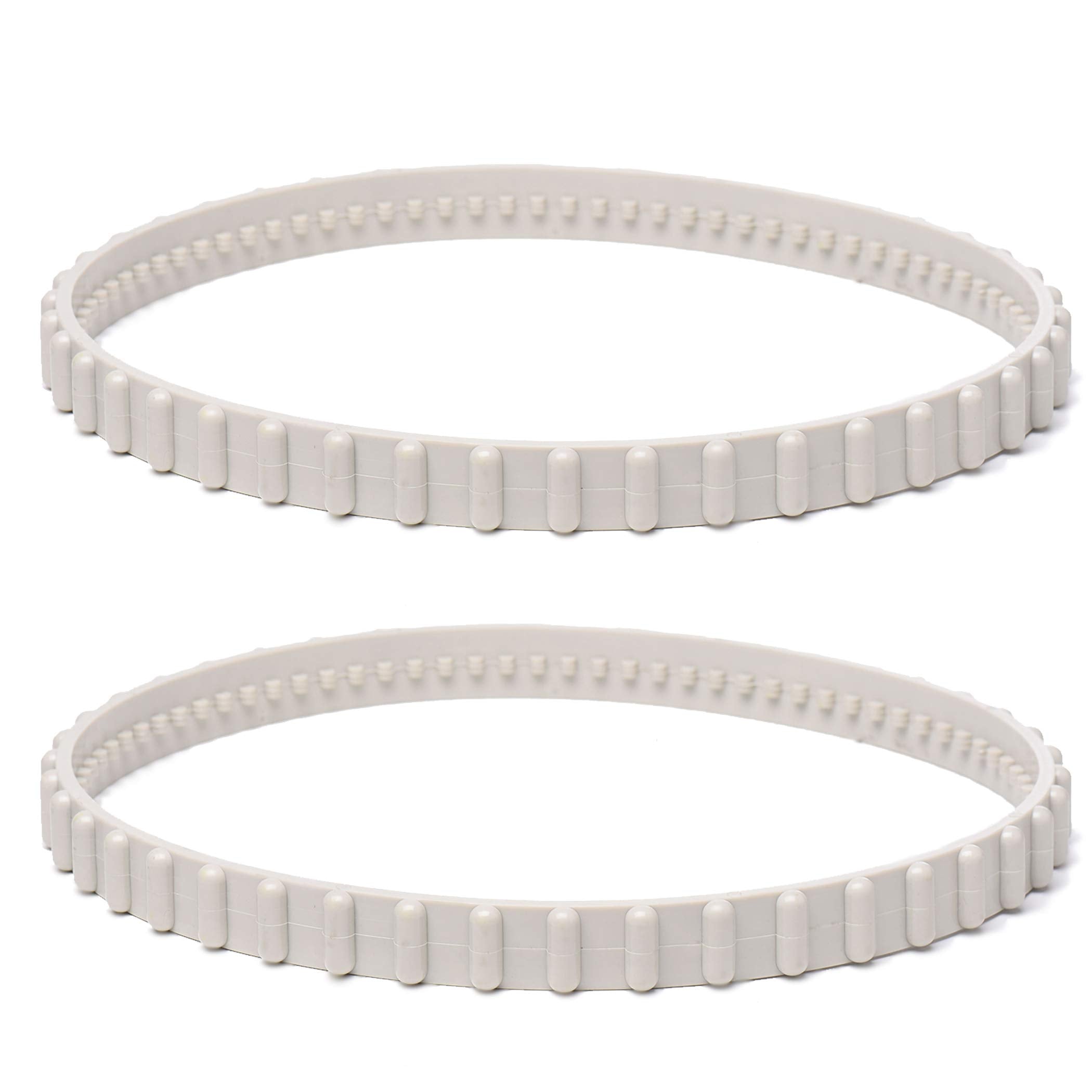 (2 Pack) AR-PRO RCX23002 Replacement Soft Tread Drive Belt - Premium, Heavy-Duty Rubber Pool Cleaner Parts | Compatible with Aquavac Tiger Shark (Plus and QC) and SharkVac Pool Cleaners