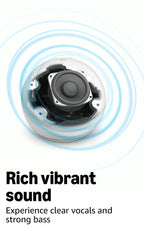 Amazon Echo Dot (newest model) - Vibrant sounding speaker, Designed for Alexa+, Great for bedrooms, dining rooms and offices, Glacier White