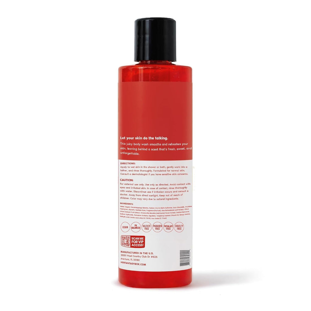Her Fantasy Box Yummy | Body Wash - Indulgent, Luxurious Body Wash for Deep Cleansing, Moisturizing, and Nourishing Skin - Refreshing Scent for All Skin Types - 16 oz
