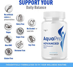 Aqua Pro Advanced Capsules - Official Advanced Support Supplement All Natural Premium Formula Daily Support Capsule for Overall Health & Wellness, 60 Capsules for 1 Month