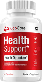 Gluco Core Capsules – GlucoCore Natural Blend Daily Health Supplement (1 Pack - 60 Capsules)