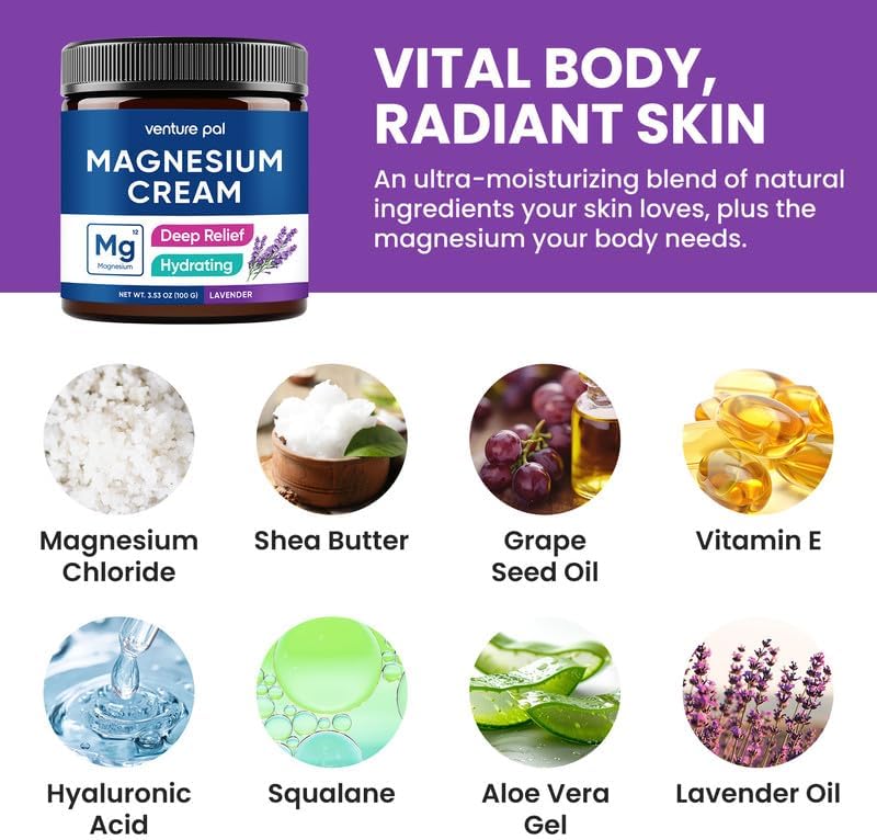 Venture Pal Magnesium Lotion-Lavender