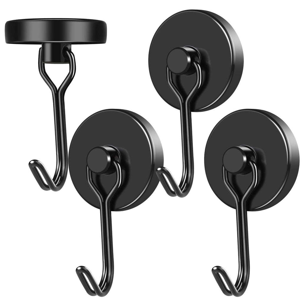 MIKEDE Magnetic Hooks Heavy Duty 40LB+ Swivel Swing Strong Magnet Hook