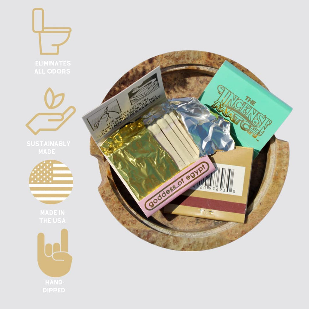 16 Pack The Incense Match: Variety Pack- Portable, Scented Matches for Instant Aroma and Odor Elimination | Sustainable, Travel-Friendly Oder Remover. | 480 Matchsticks per Pack