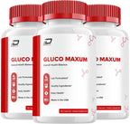 Gluco Maxum Capsules - Gluco Max Advanced Supplement, All Natural Formula to Maintain Healthy Levels, Maximum Strength Formula, GlycoMaxum Capsule Reviews (3 Pack - 180 Capsules)