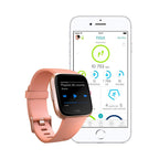 Fitbit Versa Health & Fitness Smartwatch with Heart Rate, Music & Swim Tracking, Peach