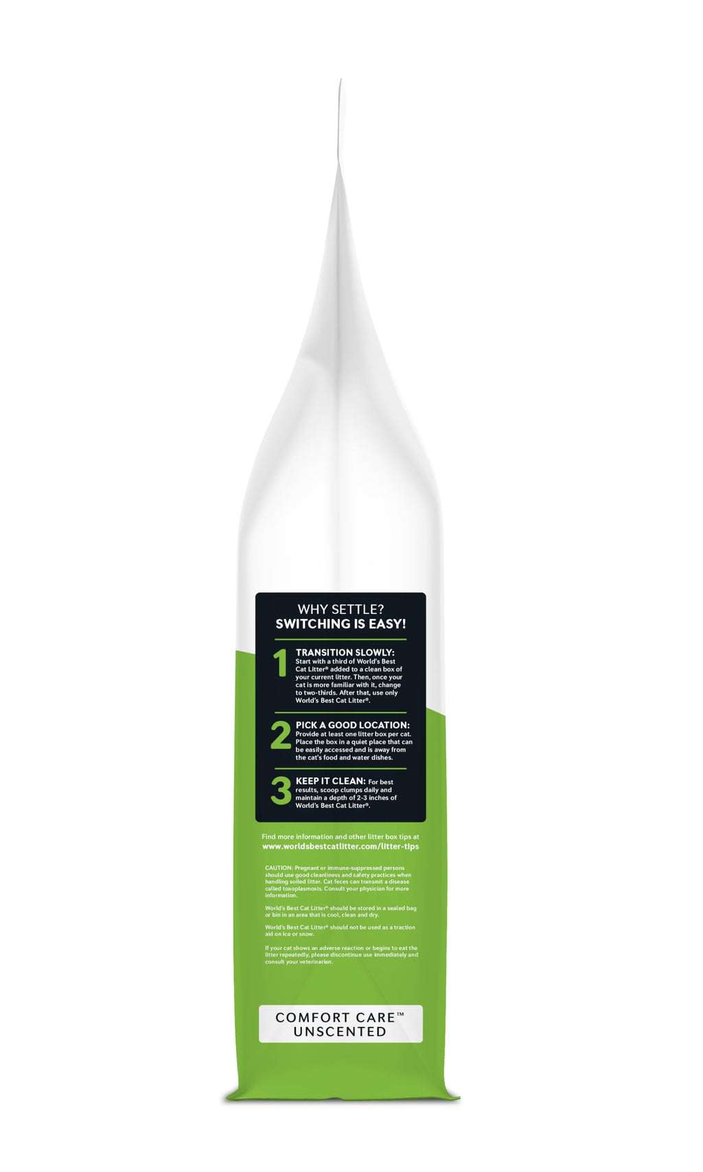 World's Best Cat Litter Comfort Care, Unscented, Odor Control, 32 lb Bag