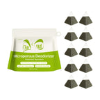 ORIX Refrigerator Deodorizer 10 Pack — Activated Charcoal Odor Absorber