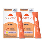 Uqora Flush - Urinary Tract* with D-Mannose, Vitamin C, Vitamin B6, Potassium, Magnesium & Calcium - Gluten-Free & Vegan - Pink Lemonade Flavor - 20 Packets (2 Pack)