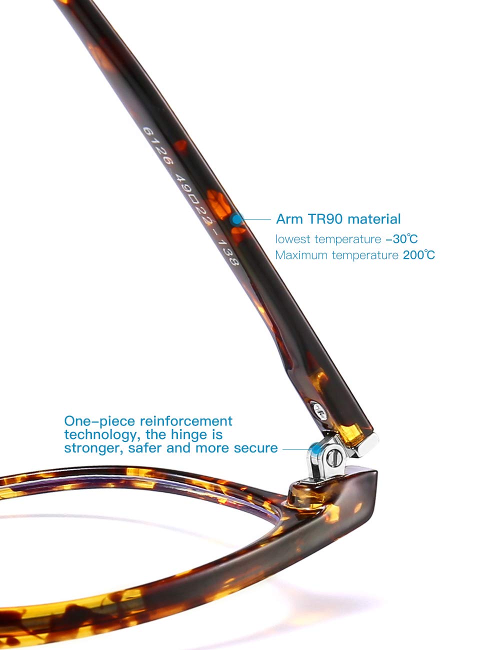 CNLO Blue Light Blocking Glasses,Computer Glasses,Anti Eyestrain, Lightweight Frame Eyeglasses,Men/Women… (Amber)