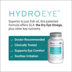 ScienceBased Health HydroEye Dry Eye Supplement – Clinically Tested with GLA & Omega-3 – Supports a Healthy Tear Film for Lasting Eye Comfort – 120 Softgels