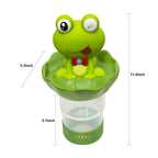 Doli Yearning Pool Chlorine Tablet Floater Floating Pool Chlorine Floater Fits 3' Tablets Frog