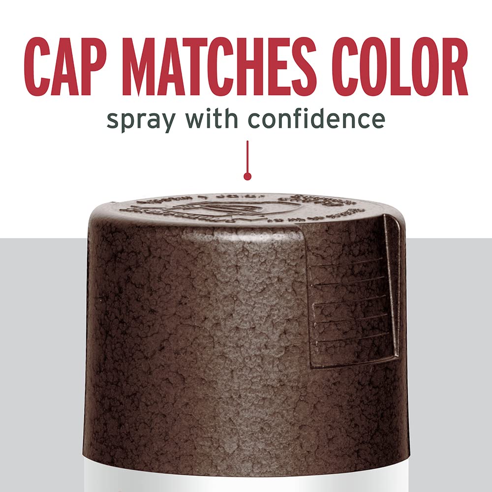 Rust-Oleum 210880 Stops Rust Hammered Spray Paint, 12 Oz, Brown, 12 Ounce (Pack of 2), 12 Fl Oz